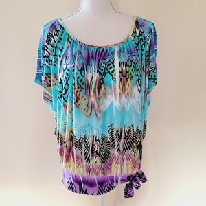 Candies subliminal cold shoulder blouse size mediu